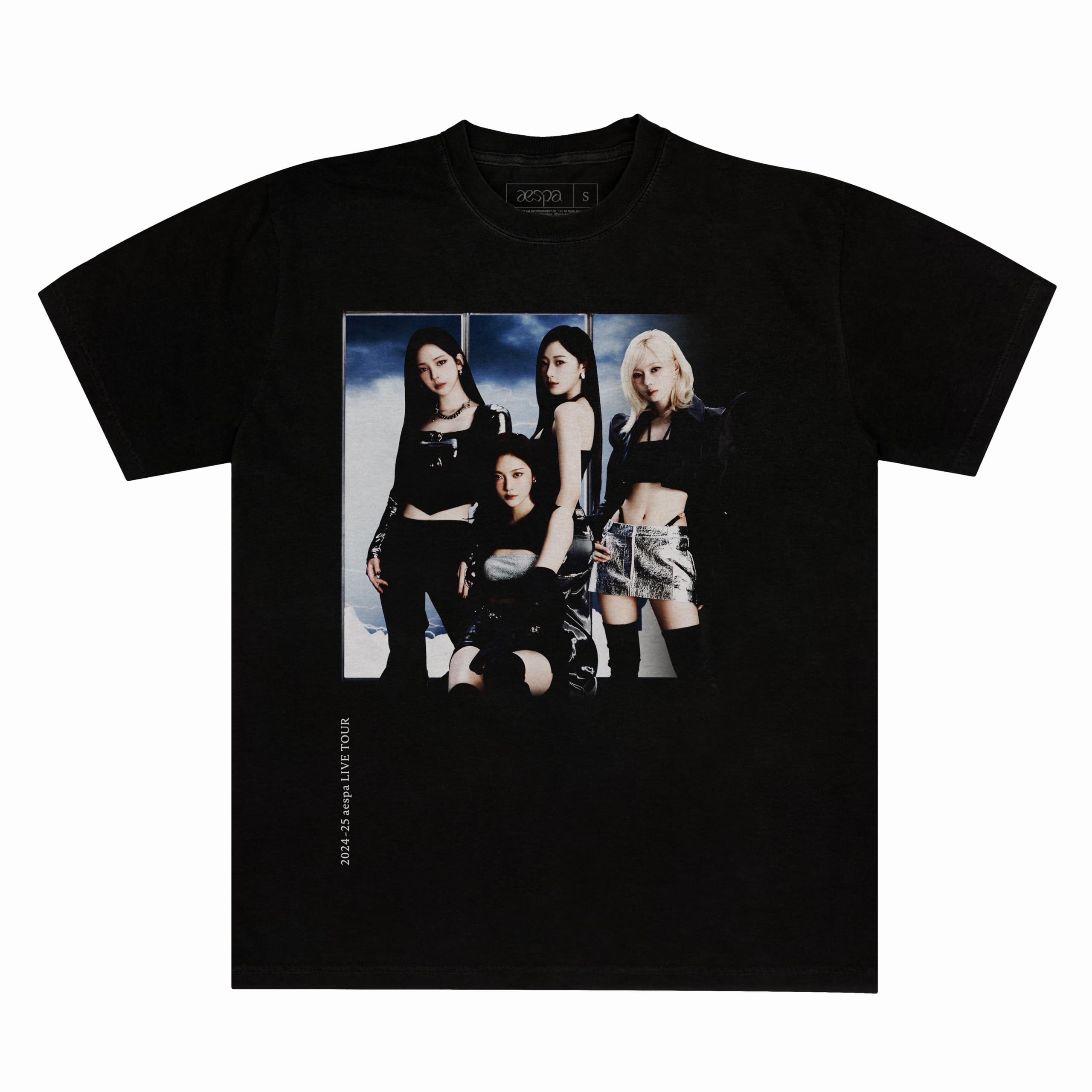 aespa ツアー LOGO Tシャツ Lサイズ SYNK ライブ 新品未開封 aespa Official SYNK Parallel LINE World Tour Merch